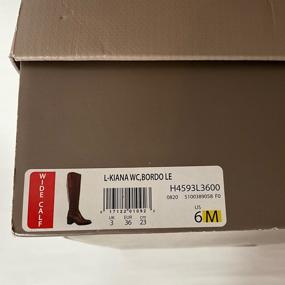 Franco Sarto Women's Meyer Knee High Boot, Bordeaux Red, Size 6  M, New in Box - Picture 9 of 10